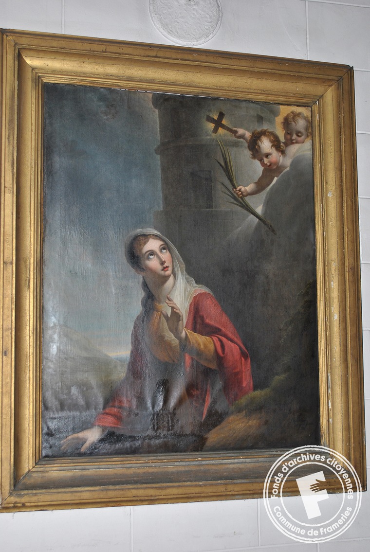 Tableau de Germain Hallez - Église Sainte-Waudru de Frameries