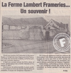 Le ferme Lambert - La Province 06 août 1990 copie.jpg