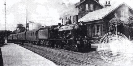Train bloc remorqué par la loco Nord  - 1933 - Collection de Mme Dehon.jpg
